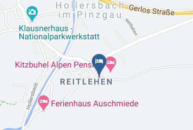 Zell Am See - Ferienwohnung Brenner Maps