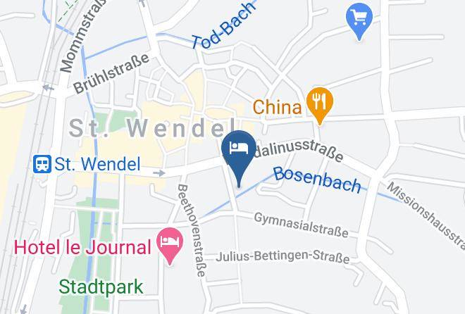 Sankt Wendel - Ferienwohnung Brigitte Leist Maps