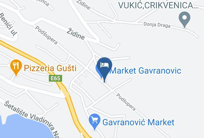 Crikvenica - Haus Lorina Lean Marko Maps
