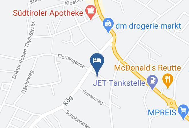 Reutte - Ferienwohnung Dablander Maps