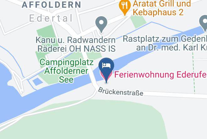 Waldeck Frankenberg - Ferienwohnung Ederufer Maps