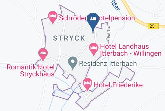 Waldeck Frankenberg - Ferienwohnung Fernblick Maps