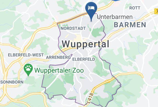 Wuppertal - Ferienwohnung Hardtblick Maps