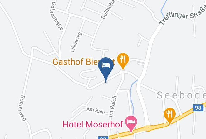 Spittal An Der Drau - Ferienwohnung Haus Loy Seeboden Maps