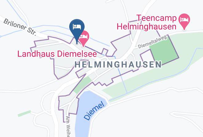 Hochsauerlandkreis - Ferienwohnung Haus Rubezahl Maps
