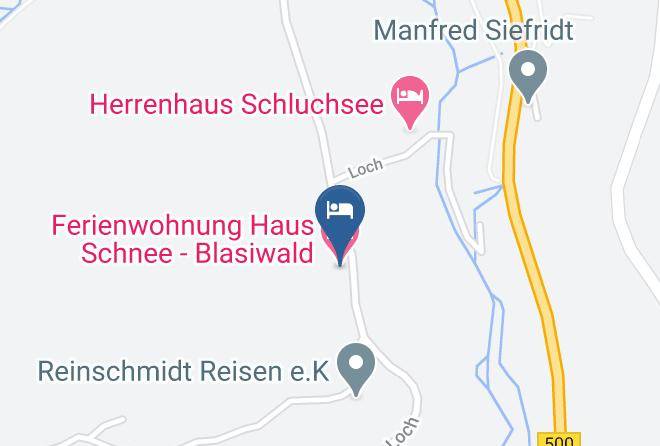 Breisgau Hochschwarzwald - Ferienwohnung Haus Schnee Blasiwald Maps