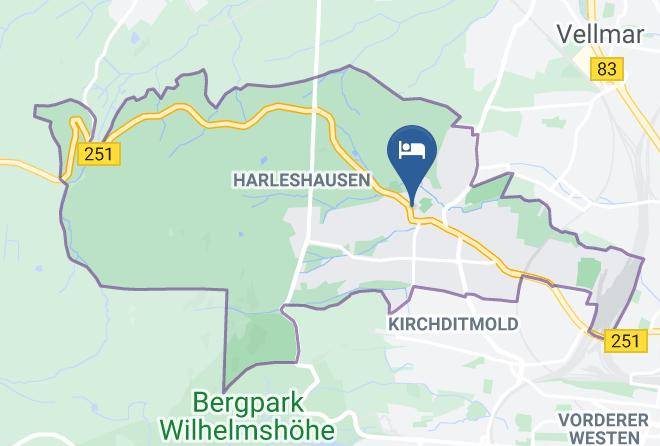 Kassel - Ferienwohnung Herkulesblick Maps