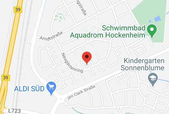 Rhein Neckar Kreis - Ferienwohnung Hockenheim Sandra Maps