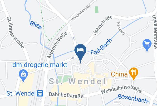 Sankt Wendel - Ferienwohnung Im Herzen Von St Wendel Maps