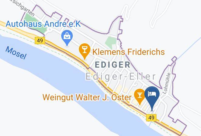 Cochem Zell - Ferienwohnung In Ediger Eller Maps
