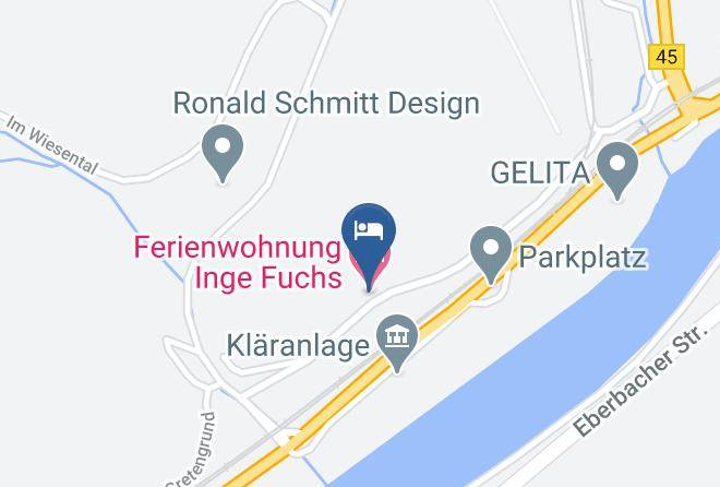 Rhein Neckar Kreis - Ferienwohnung Inge Fuchs Maps