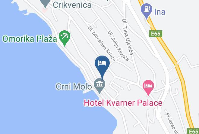 Crikvenica - Ferienwohnung Katunar Maps