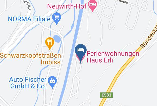 Garmisch Partenkirchen - Ferienwohnungen Haus Erli Maps