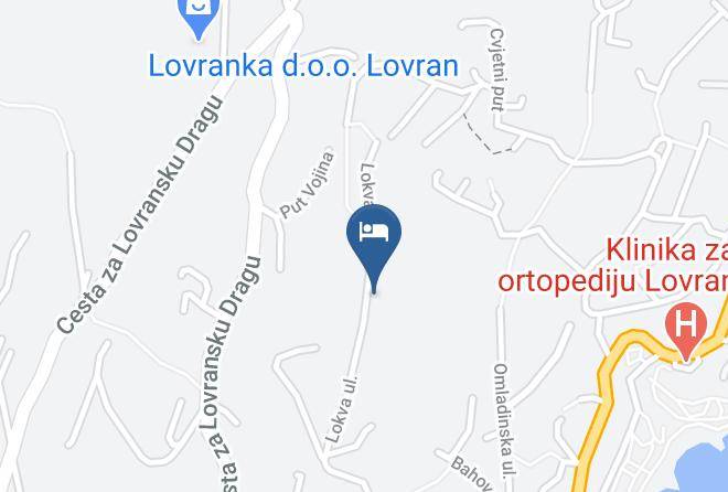 Lovran - Haus Marko Antonio Maps