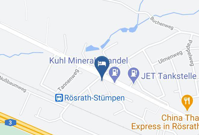 Rheinisch Bergischer Kreis - Ferienwohnung Messezimmer Flughafen Koln Bonn Maps