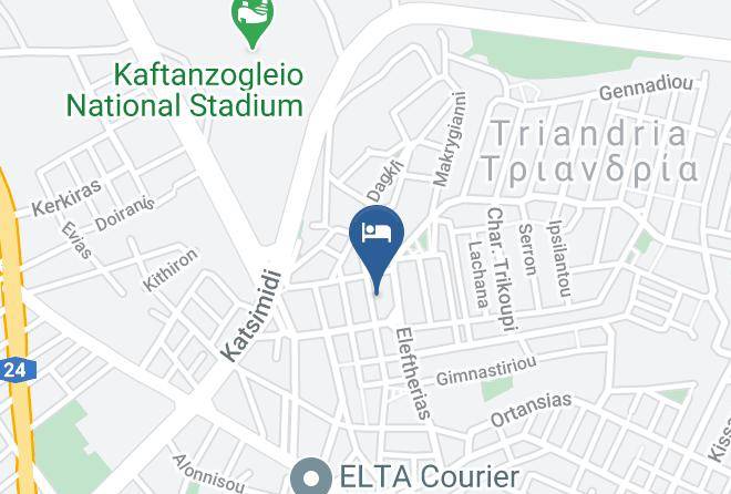 Salonica - Ferienwohnung Neo Epivates Maps