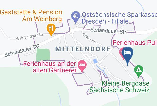 Sachsische Schweiz Osterzgebirge - Ferienwohnung Regina Maps