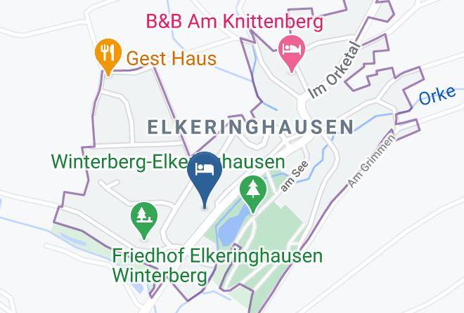 Hochsauerlandkreis - Ferienwohnung Seeblick Maps