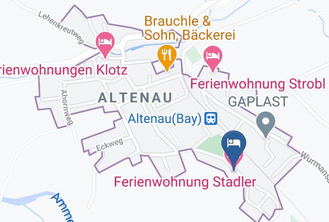 Garmisch Partenkirchen - Ferienwohnung Stadler Maps