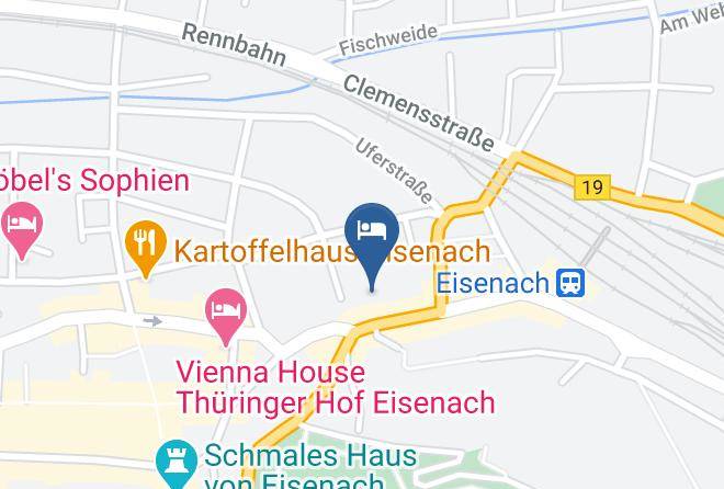 Eisenach - Ferienwohnung Stadthaus Klein Venedig Maps