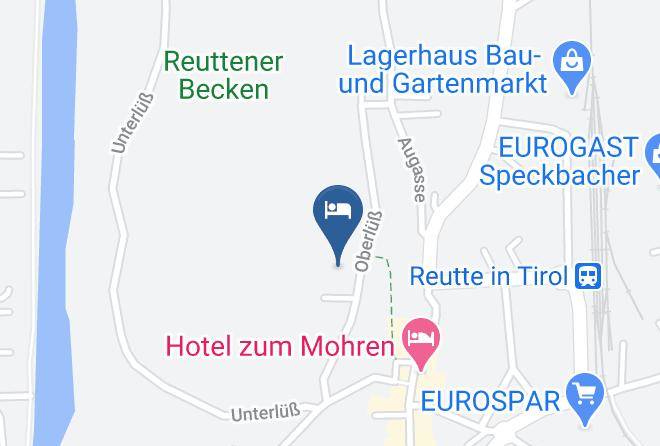 Reutte - Ferienwohnung Stickler Maps