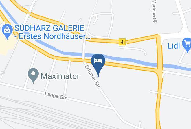 Nordhausen - Ferienwohnung Tabatt Nordhausen Maps