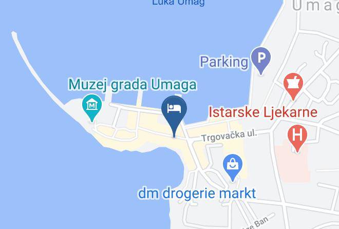 Umag - Haus Antonella Maps
