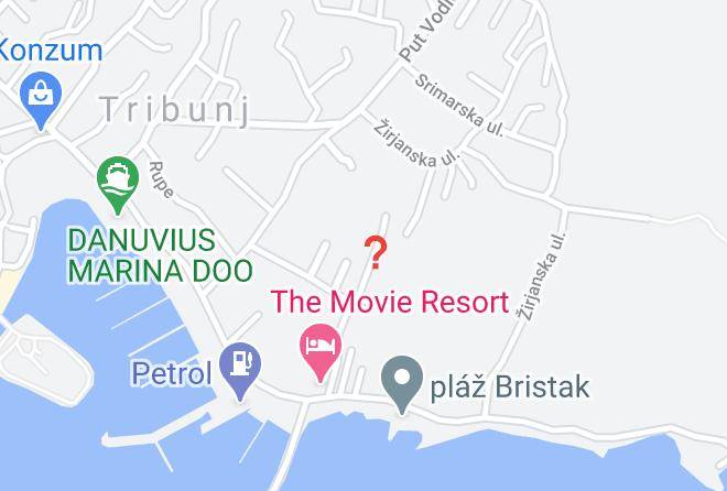 Tribunj - Haus Josip Maps