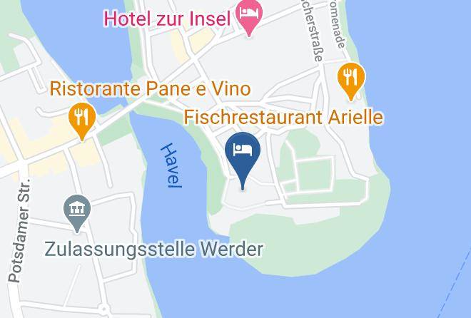 Potsdam Mittelmark - Ferienwohnung Werder Inselufer Maps