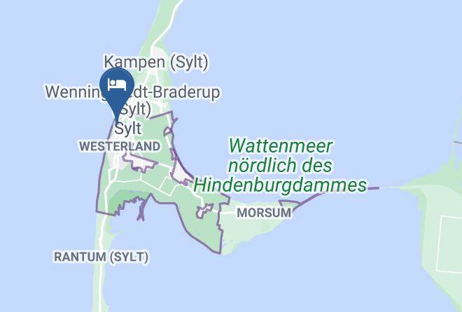 Nordfriesland - Ferienwohnung Westerland Sylt Haus Carolina Maps