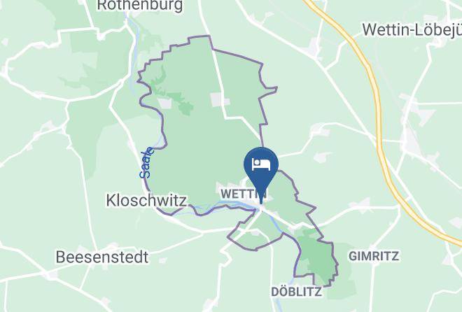 Saalekreis - Ferienwohnung Wettin Blick Zur Burg Maps