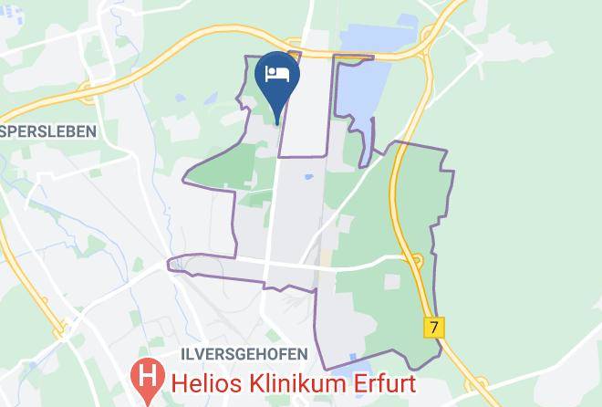 Erfurt - Ferienwohnung Zum Pfau Maps