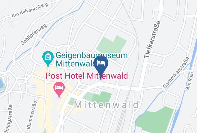 Garmisch Partenkirchen - Ferienwohnungen Alpenperle Maps