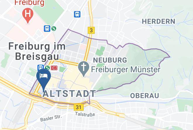 Freiburg - Ferienwohnungen Alte Giesserei 3 Maps