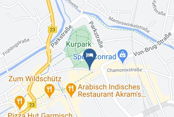 Garmisch Partenkirchen - Ferienwohnungen Am Kurpark Maps