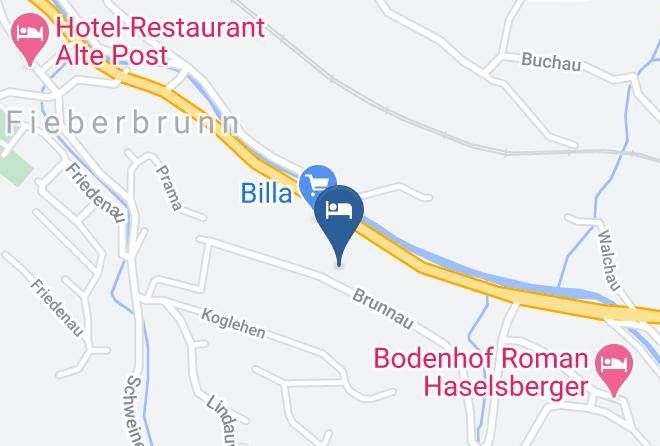 Kitzbuhel - Ferienwohnungen Anita Maps