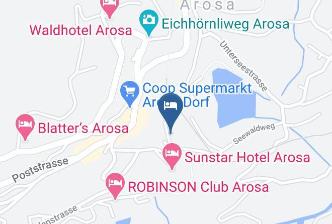 Plessur - Ferienwohnungen Arosa Maps