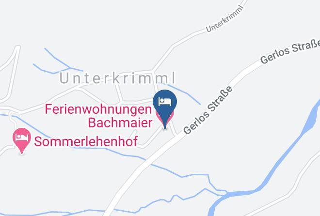 Zell Am See - Ferienwohnungen Bachmaier Maps