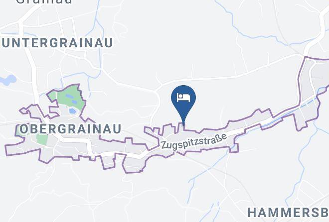 Garmisch Partenkirchen - Ferienwohnungen Bartlechner Hotel Maps