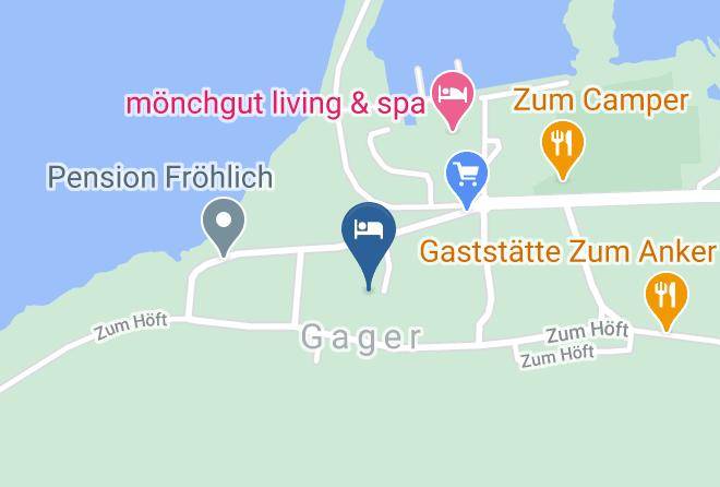 Vorpommern Rugen - Ferienwohnungen Bei Familie Frank In Gager Maps