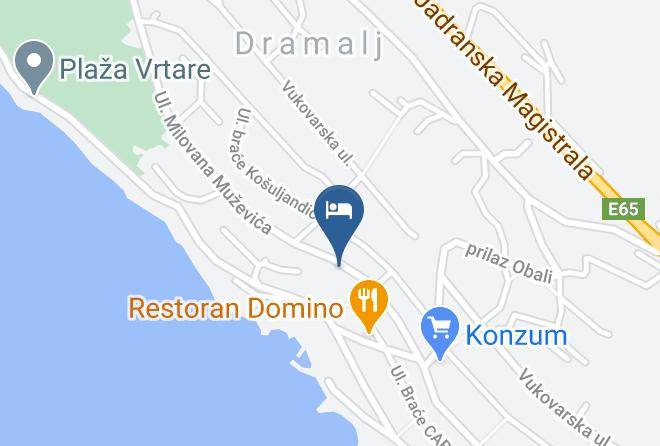 Crikvenica - Ferienwohnungen Damir Maps