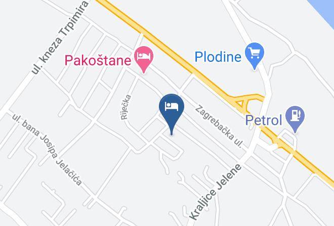 Pakostane - Ferienwohnungen Elke Maps