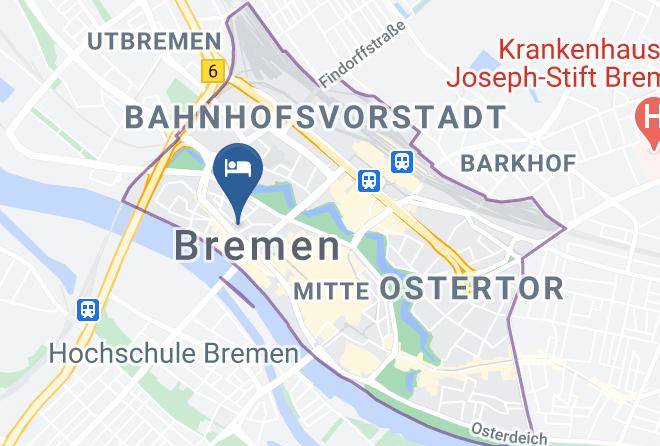 Stadt Bremen - Ferienwohnungen Hankenstrase Maps