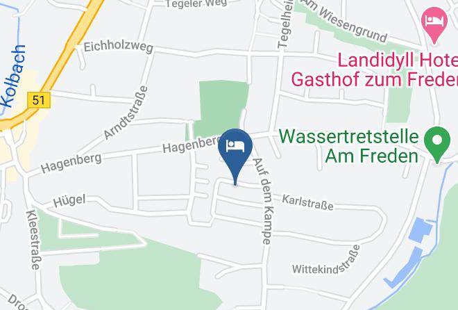 Osnabruck - Ferienwohnungen Haus Anne Maps