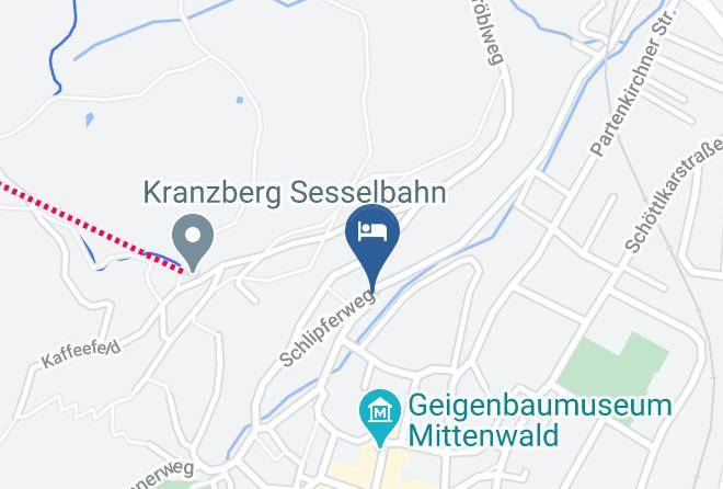 Garmisch Partenkirchen - Ferienwohnungen Haus Rustikana Maps