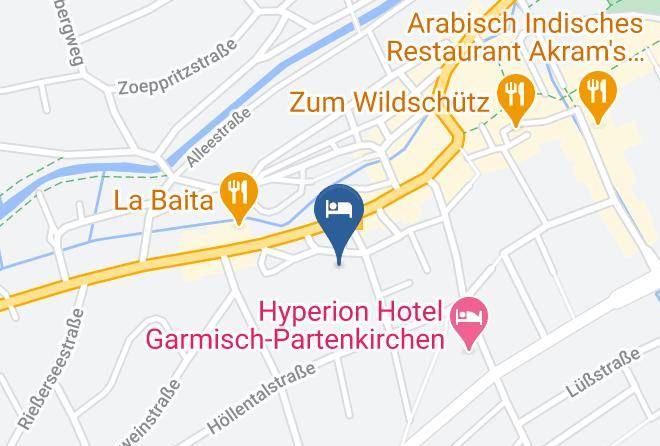 Garmisch Partenkirchen - Ferienwohnungen Hausler Maps