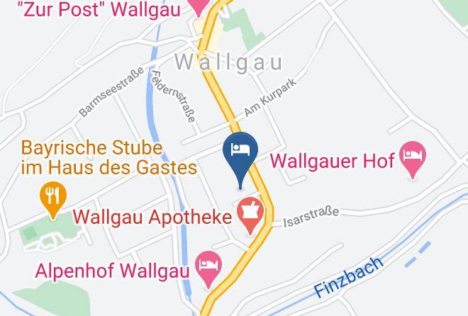 Garmisch Partenkirchen - Ferienwohnungen Hausler Gastehaus Jagers Ruah Maps