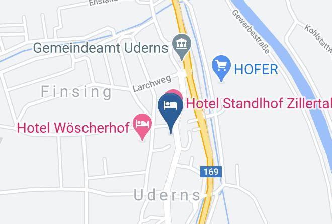 Schwaz - Ferienwohnungen Hell Maps