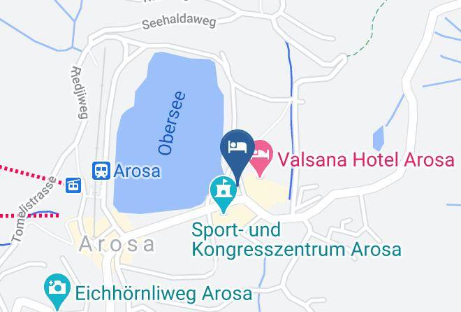 Plessur - Ferienwohnungen Hermann Arosa Holiday Maps