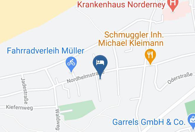 Aurich - Ferienwohnungen Huus Strandkaptain Maps